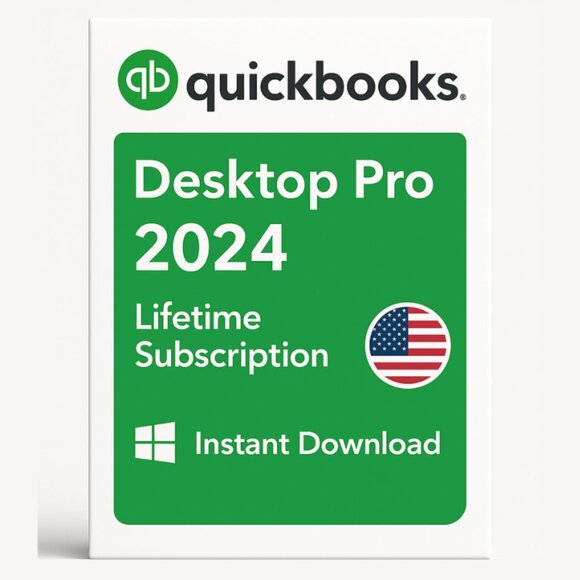 Intuit QuickBooks Desktop Pro 2024 Lifetime Subscription USA Key - Picture 1 of 2